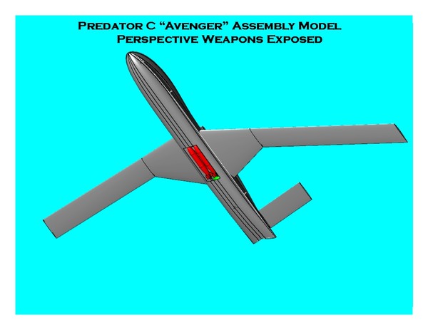 3d model predator c avenger - Predator C Avenger -3dm.zip, 3ds.zip, dwg.zip by RodgerSaintJohn
